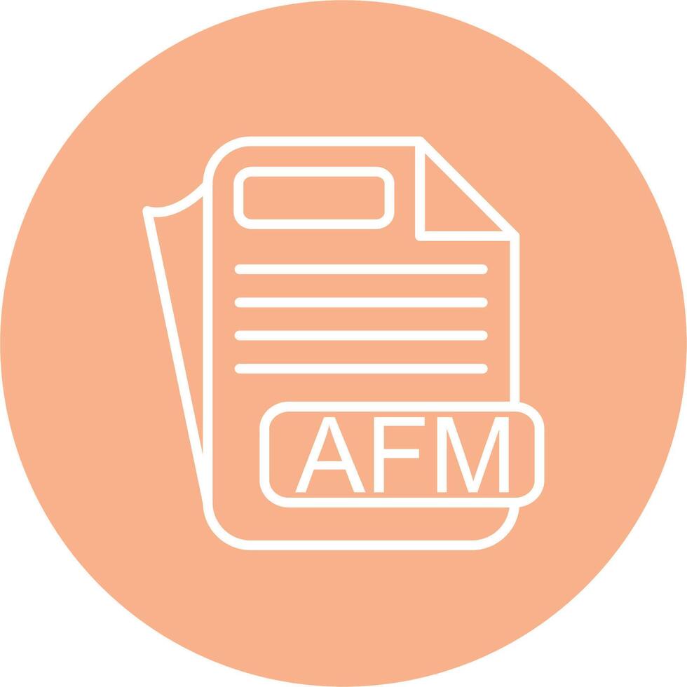 AFM File Format Sharp Edge Symbol vector