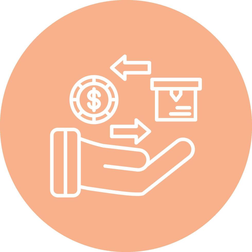 Purchasing Pastel Theme Icon vector