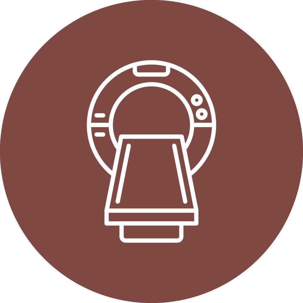 Mri Outlined App Visual vector