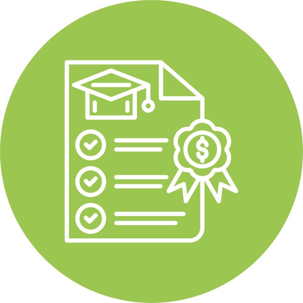 Examination Simple Motion Design vector