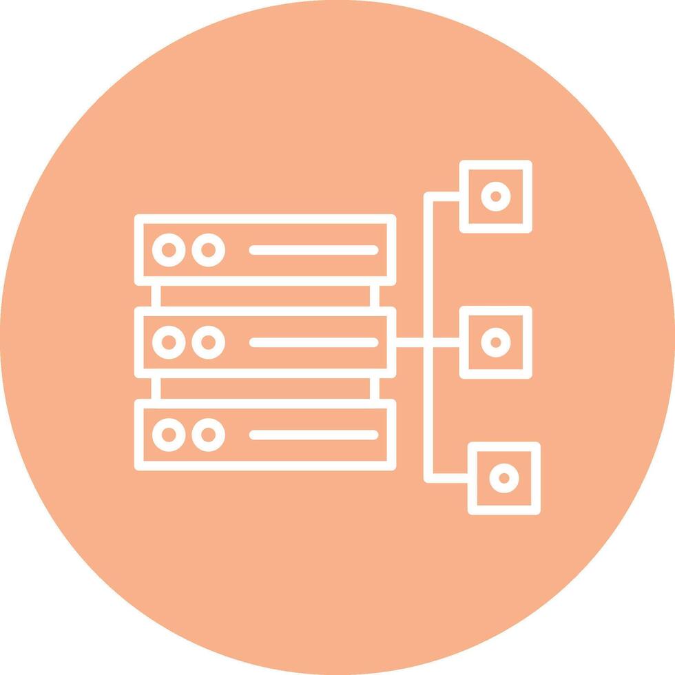 Server User-Friendly Visual vector