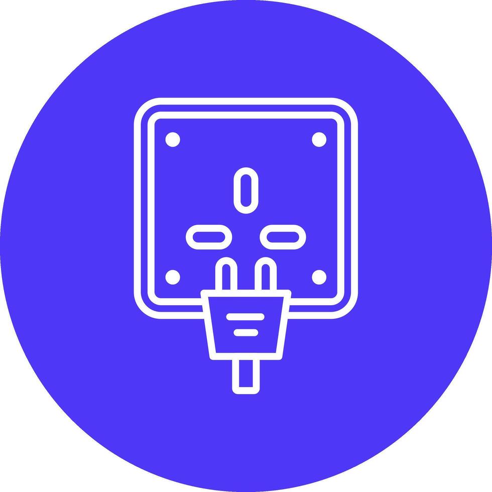 Socket Minimalist Graphic vector