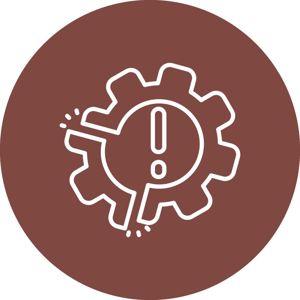 Disruption Bold Web Icon vector