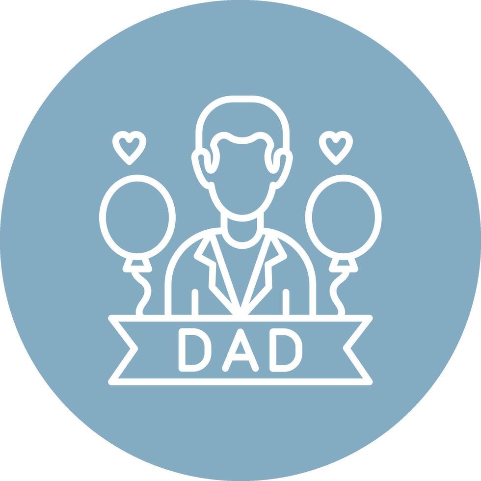 Fathers Day Isometric Art vector