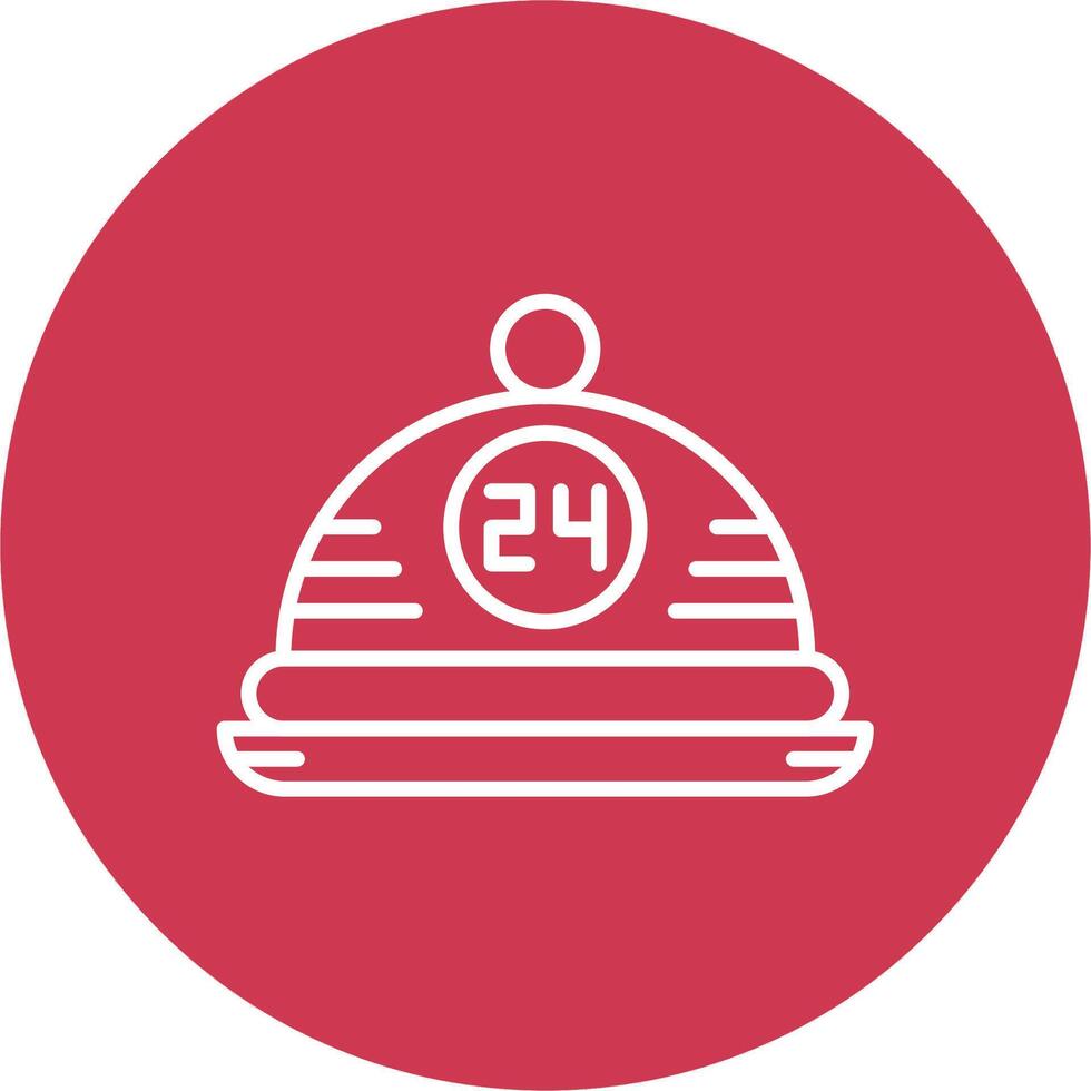 Room Service High Contrast Graphic vector
