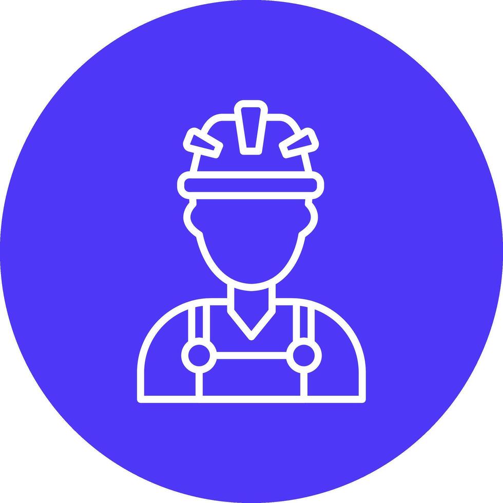 Worker Color Accent Visual vector