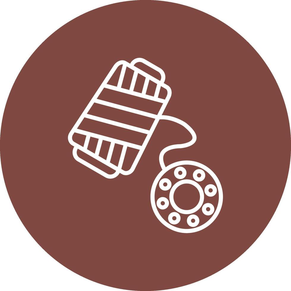Bobbin High Contrast Graphic vector