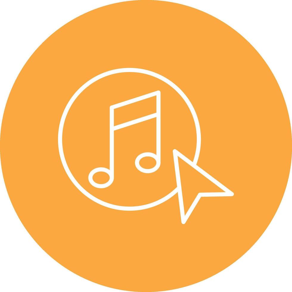 Music Interactive Display Symbol vector