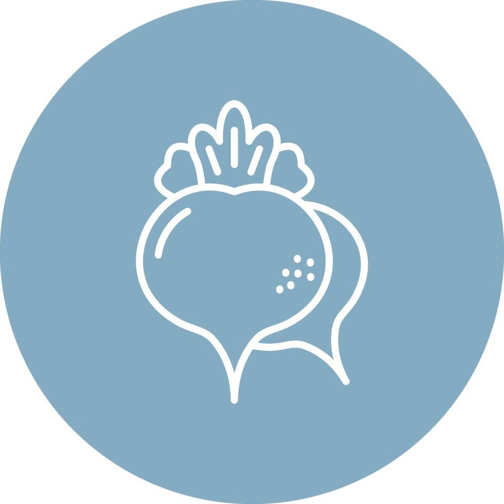 Radish Dark Theme Element vector