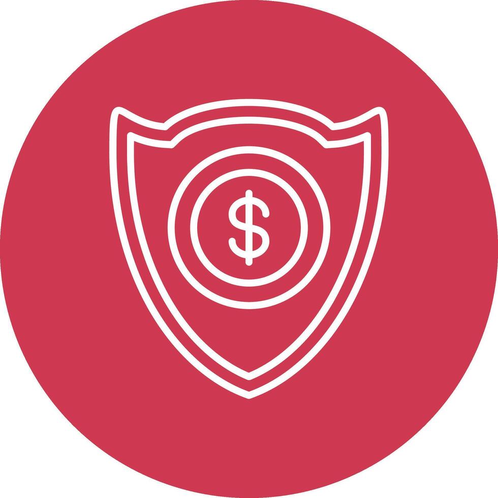 Secure Payment Line Style Symbol vector