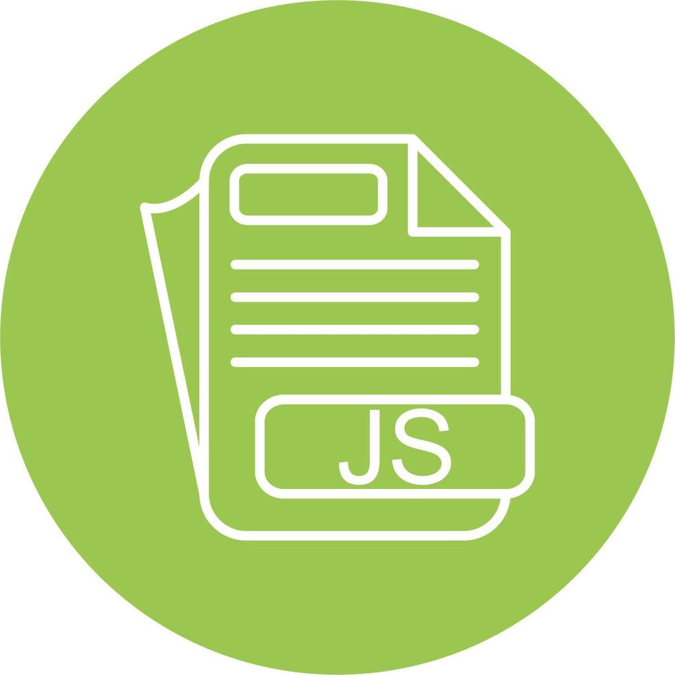JS File Format Minimal Touch Graphic vector