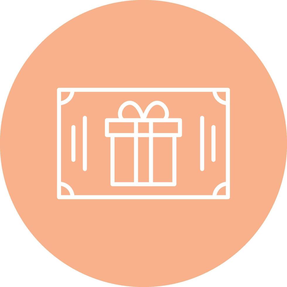 Gift Card UI Concept Symbol vector