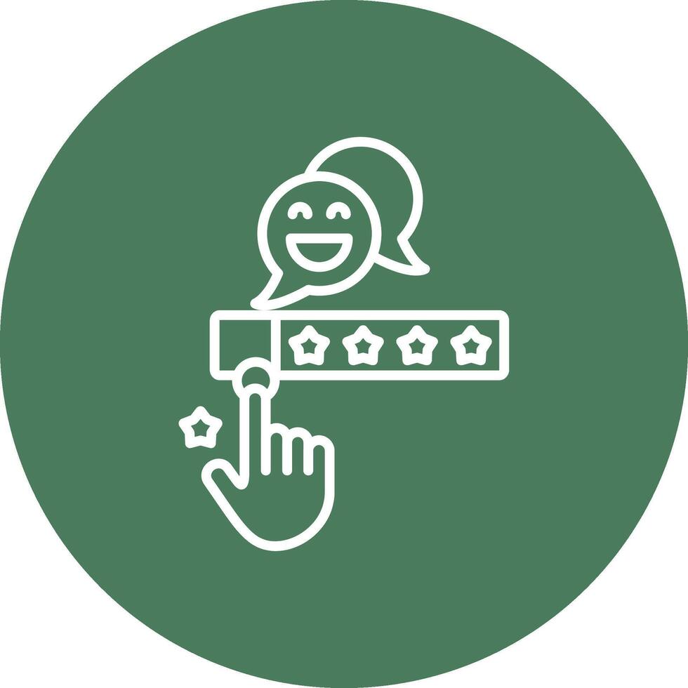 Best Customer Experience Subtle Shadow Icon vector