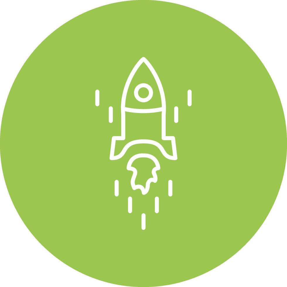 Rocket Color Accent Visual vector