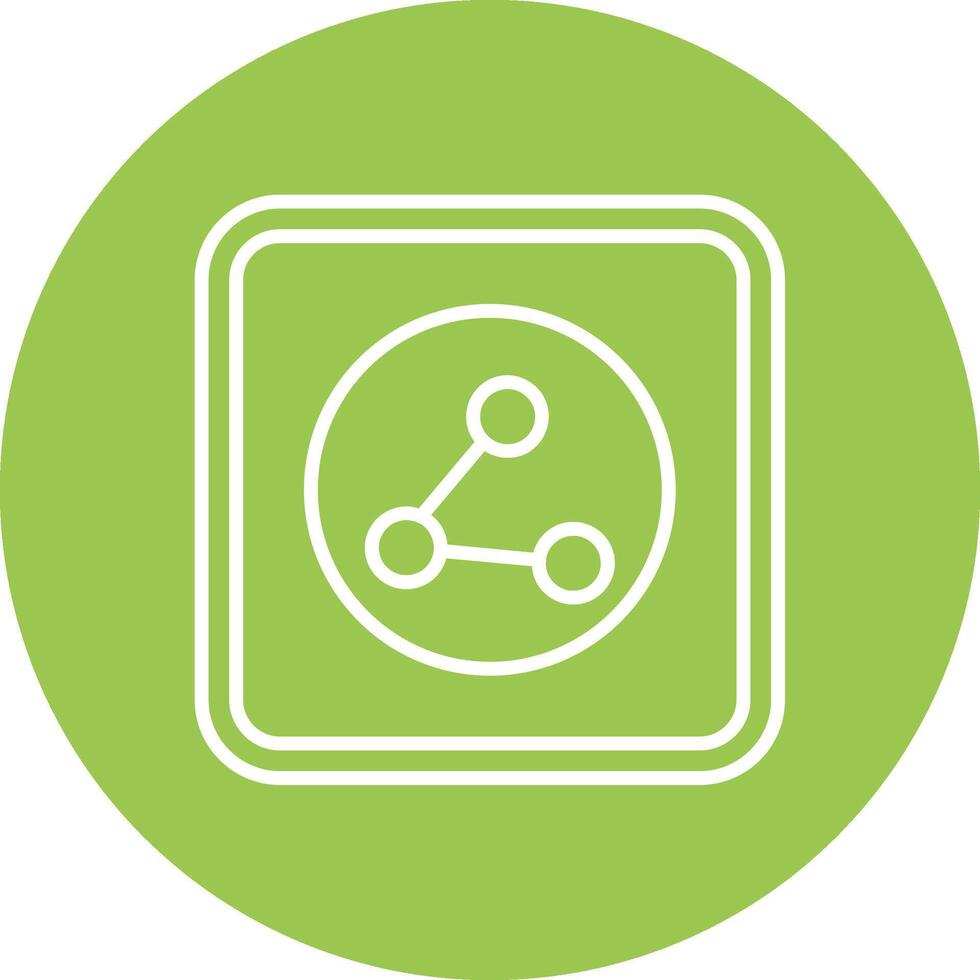 Share Clean Grid Icon vector