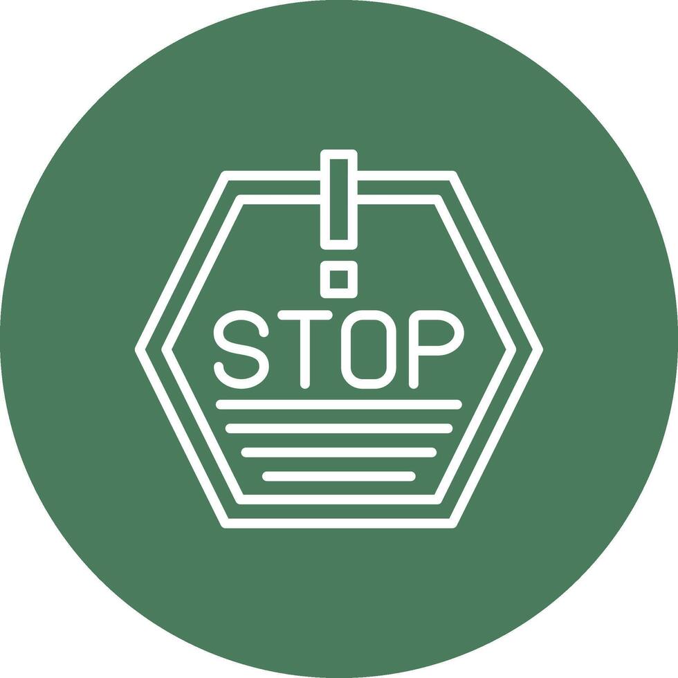 Stop Art Piece vector