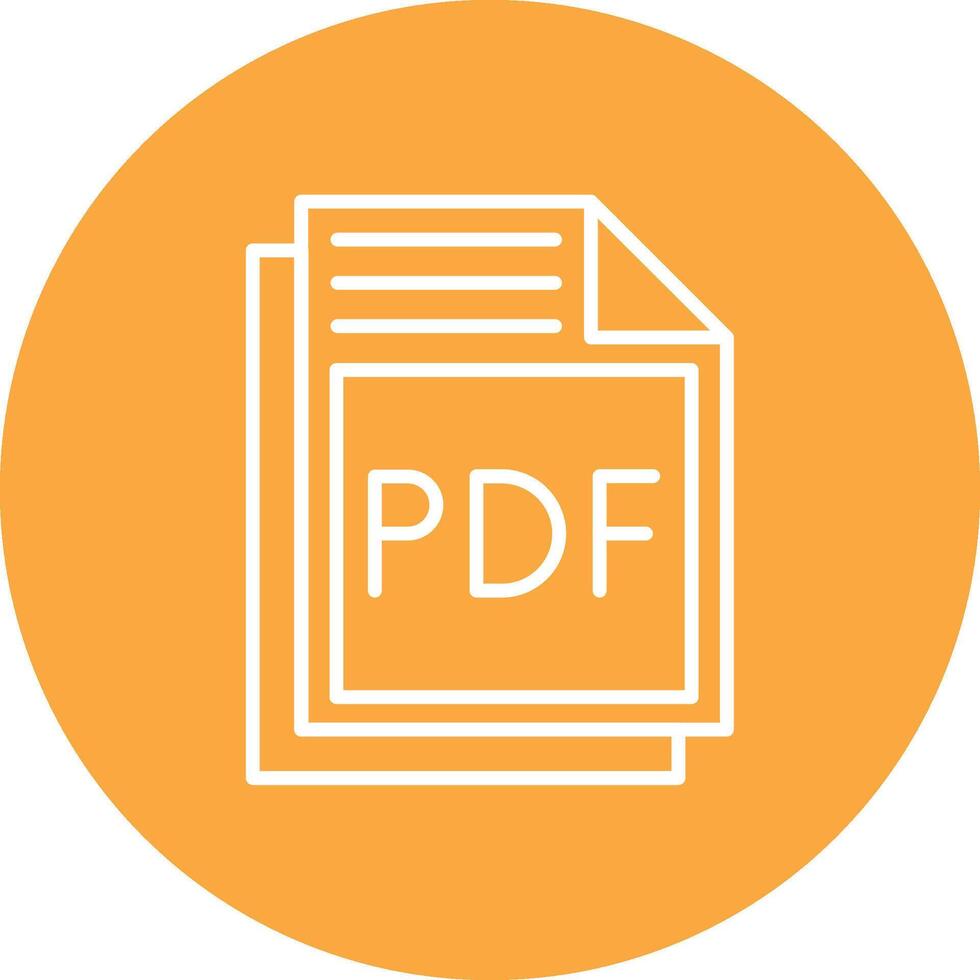 Pdf Neon Graphic Style vector