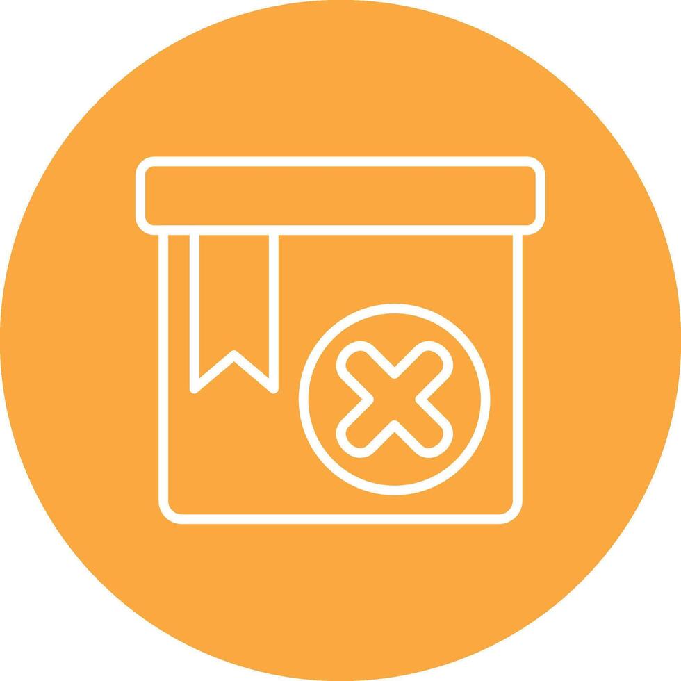 Rejected Interactive Icon Badge vector