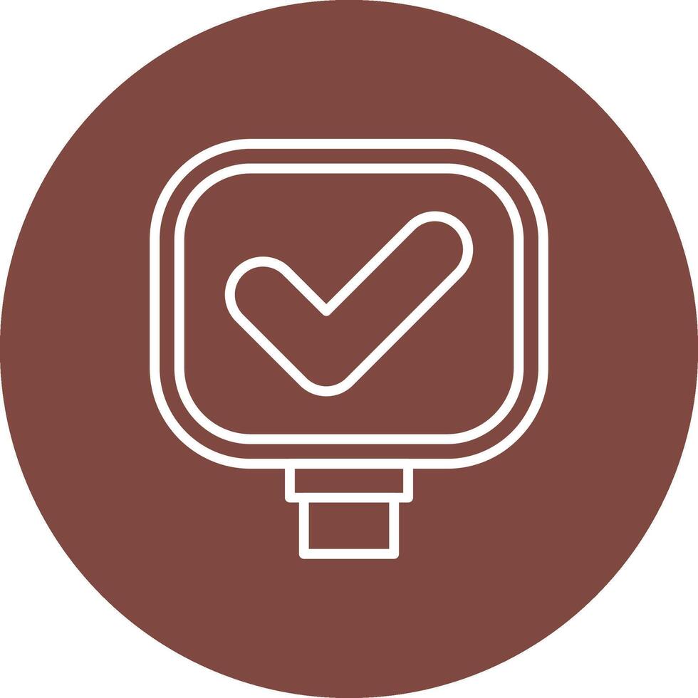 Quality Control Subtle UI Style vector