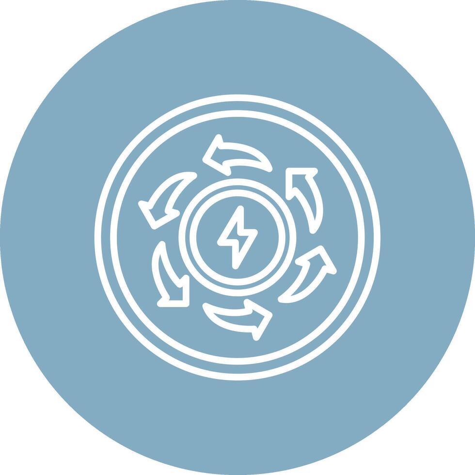 Recycle Energy Simple Motion Design vector