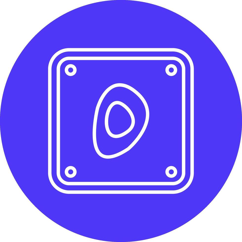 Arabic Language Handcrafted Digital Icon vector