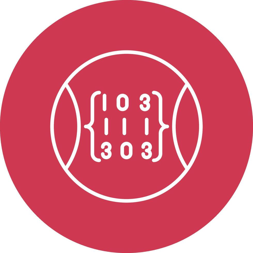 Radius Functional Icon Art vector