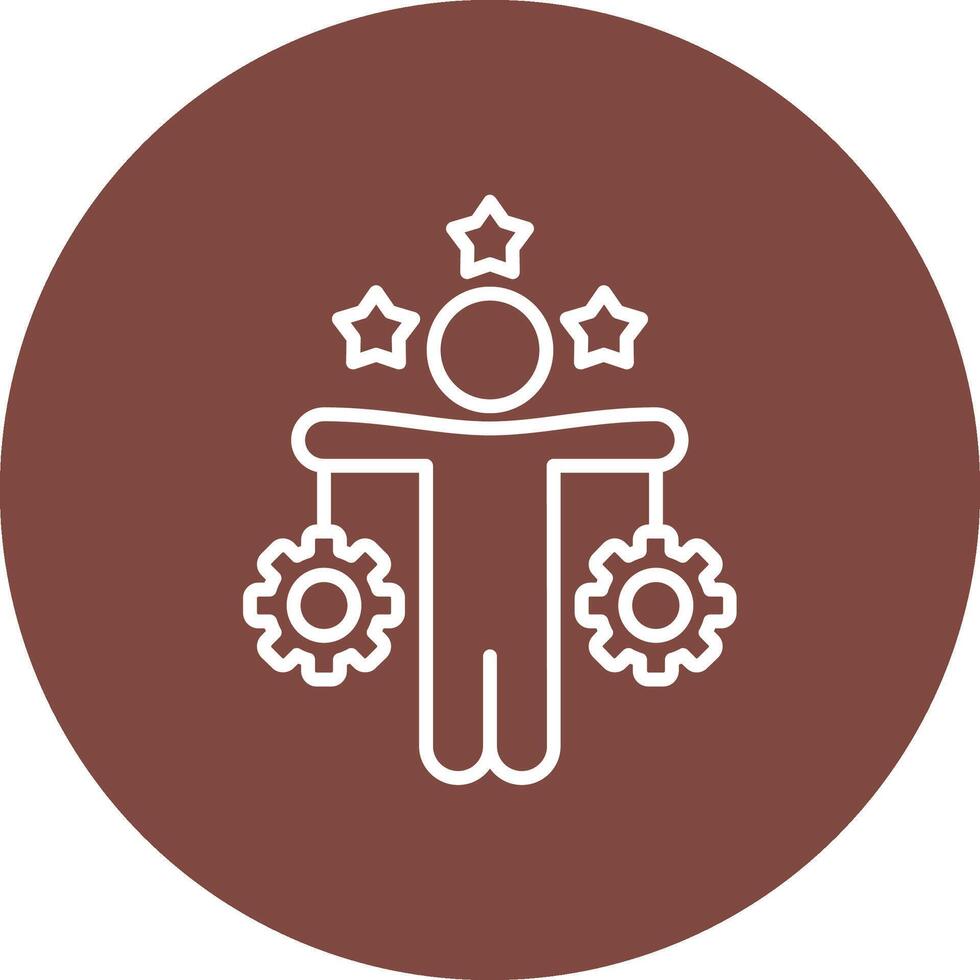 Work Life Balance Interactive Icon Badge vector
