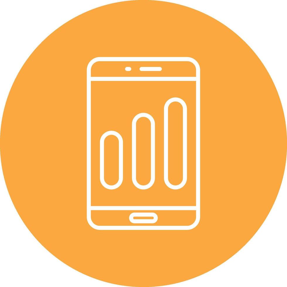 Smartphone Dark Theme Element vector