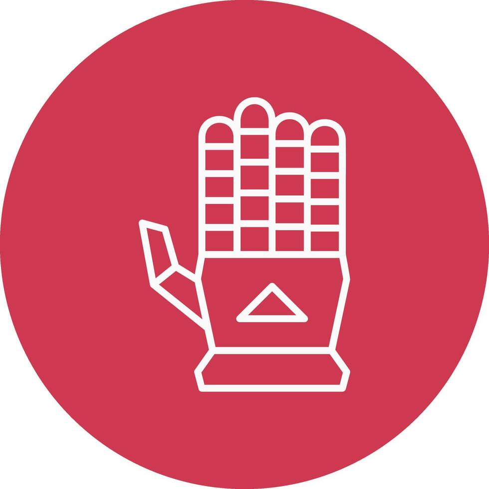 Hand High Contrast Graphic vector