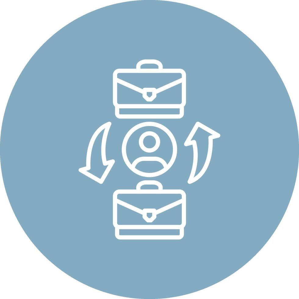 Job Rotation Pixel Perfect Design vector
