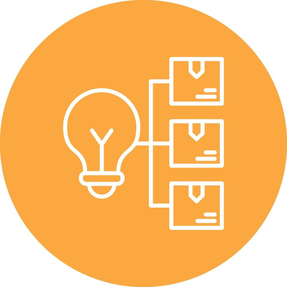Idea Gradient Style Icon vector