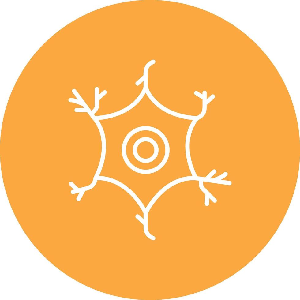 Astrocyte Lined UI Illustration vector