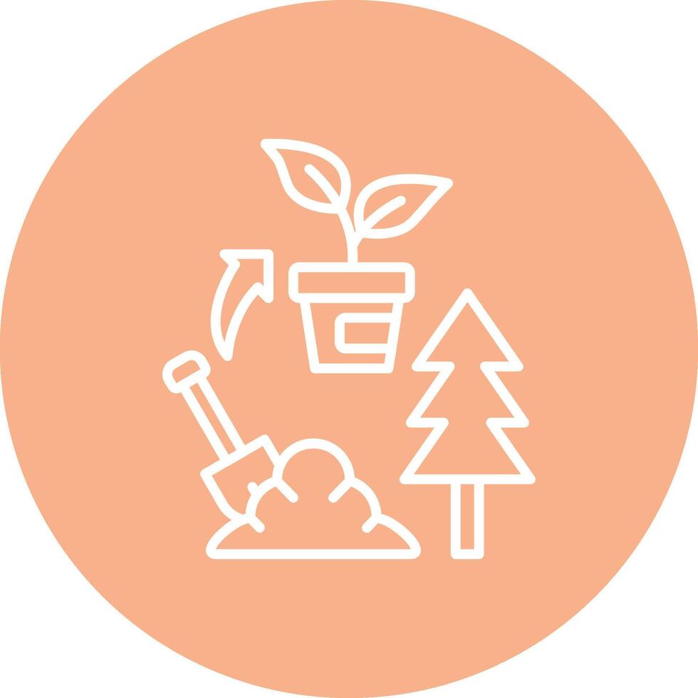 Gardening Abstract Web Element vector