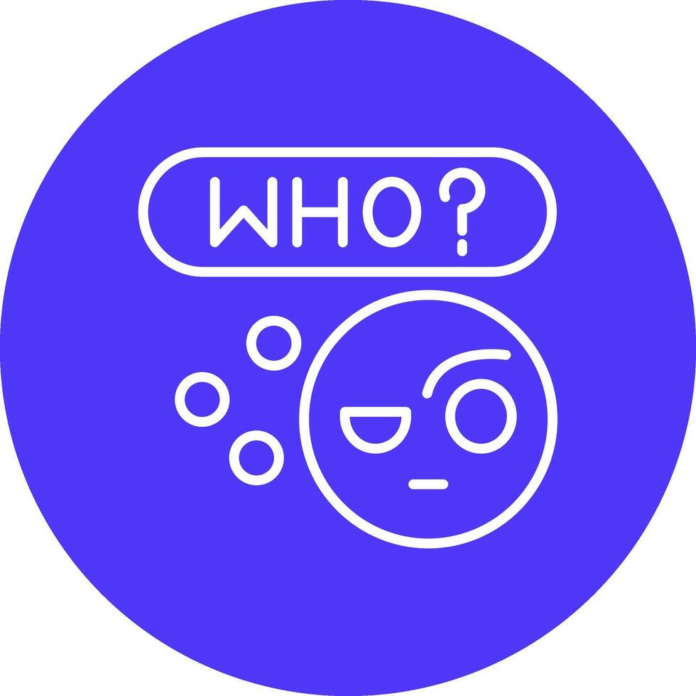 Who Crisp Flat Art vector