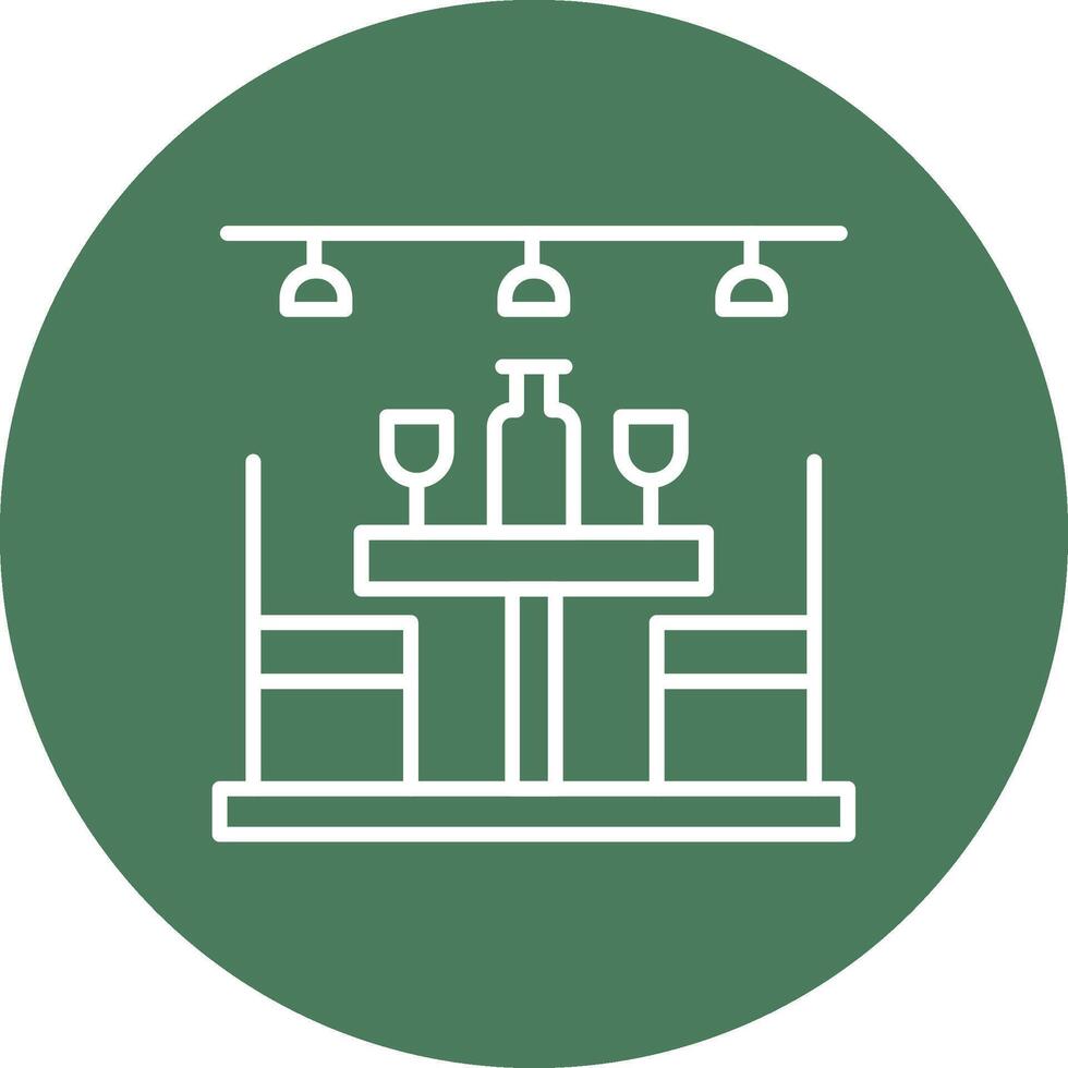 Dining Table Minimal Touch Graphic vector