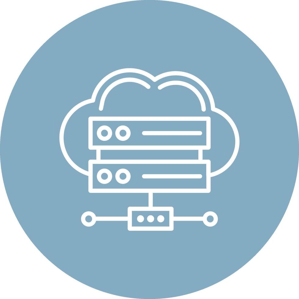 Data Center Simple UI Visual vector