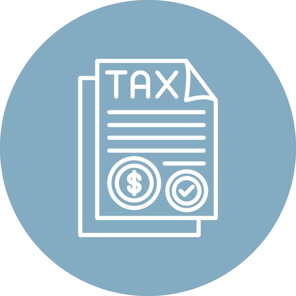 Payable Tax Minimalist Graphic vector