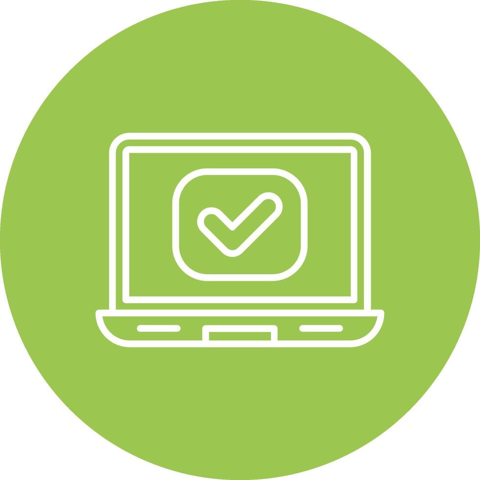 Approved Interactive UI Graphic vector