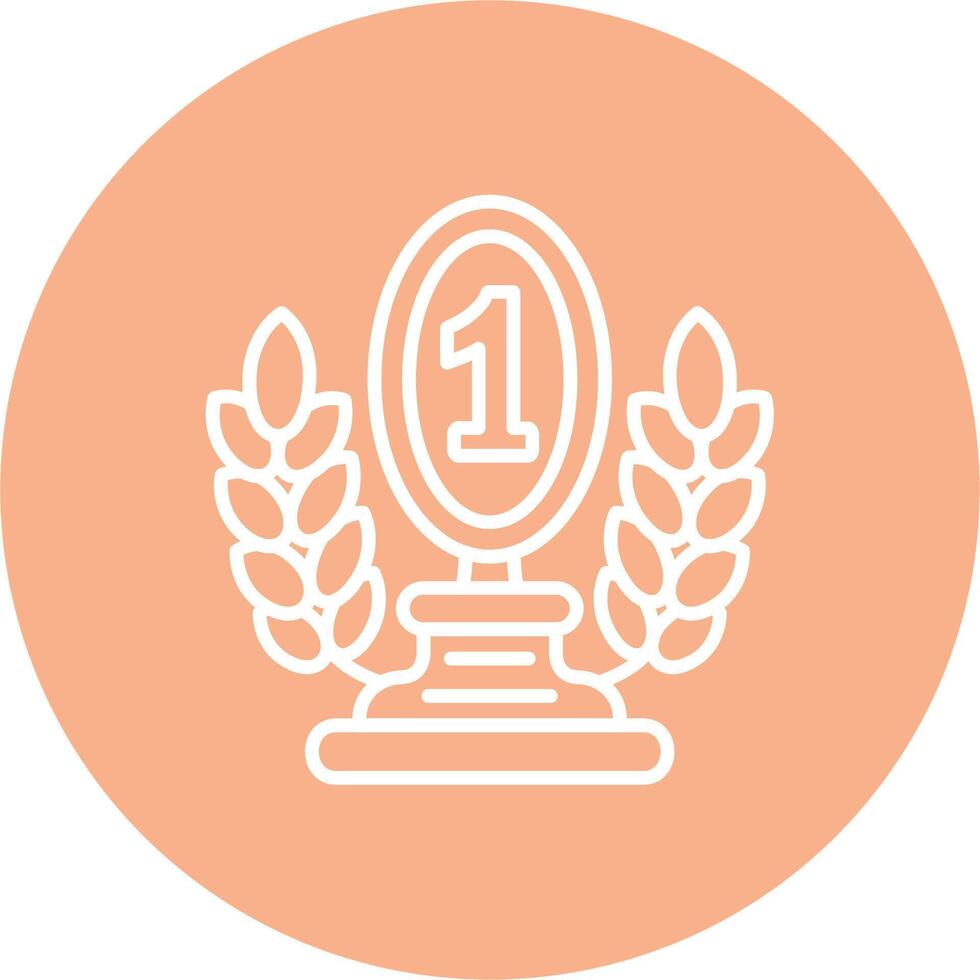 1st Prize Web Interface Symbol vector