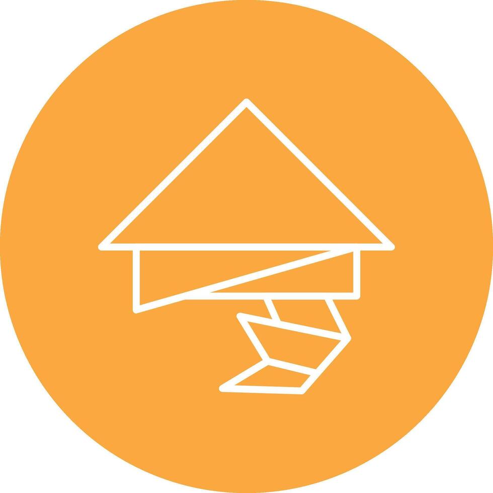 Triangle Shape Pixel Perfect Design vector