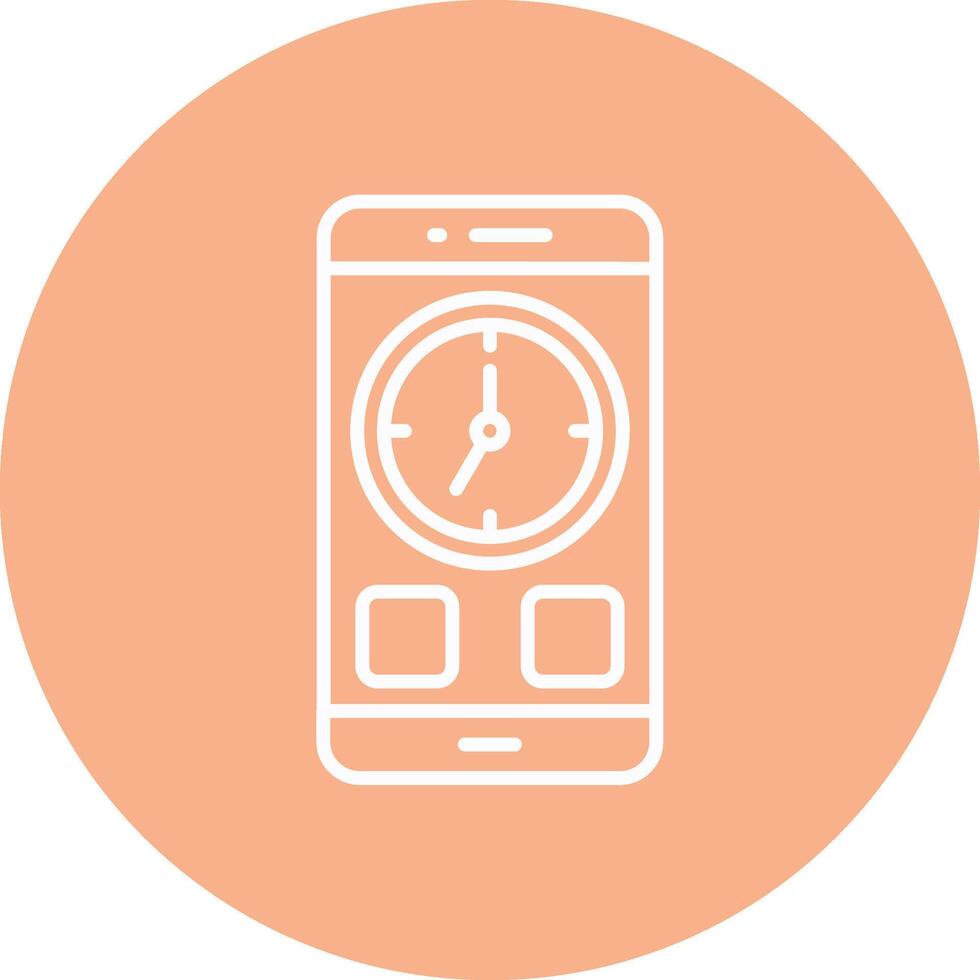 Alarm Stylized Tech Element vector