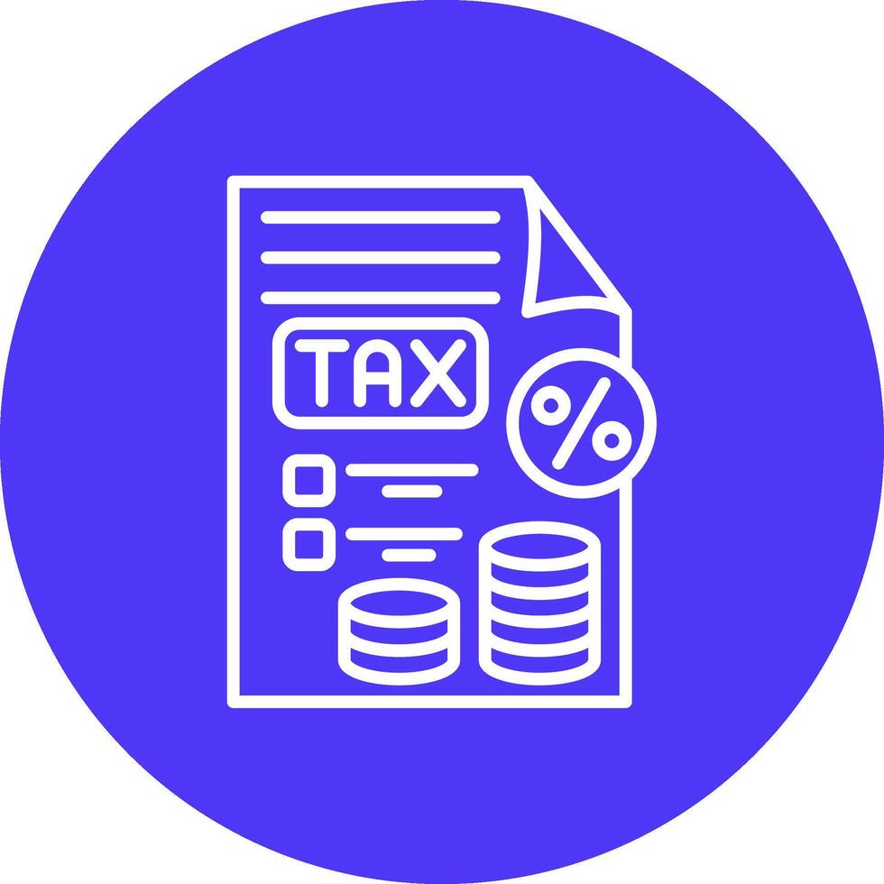 Tax Document Abstract Web Element vector