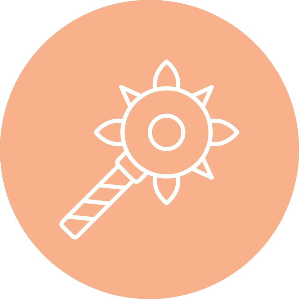 Mace Gradient Style Icon vector