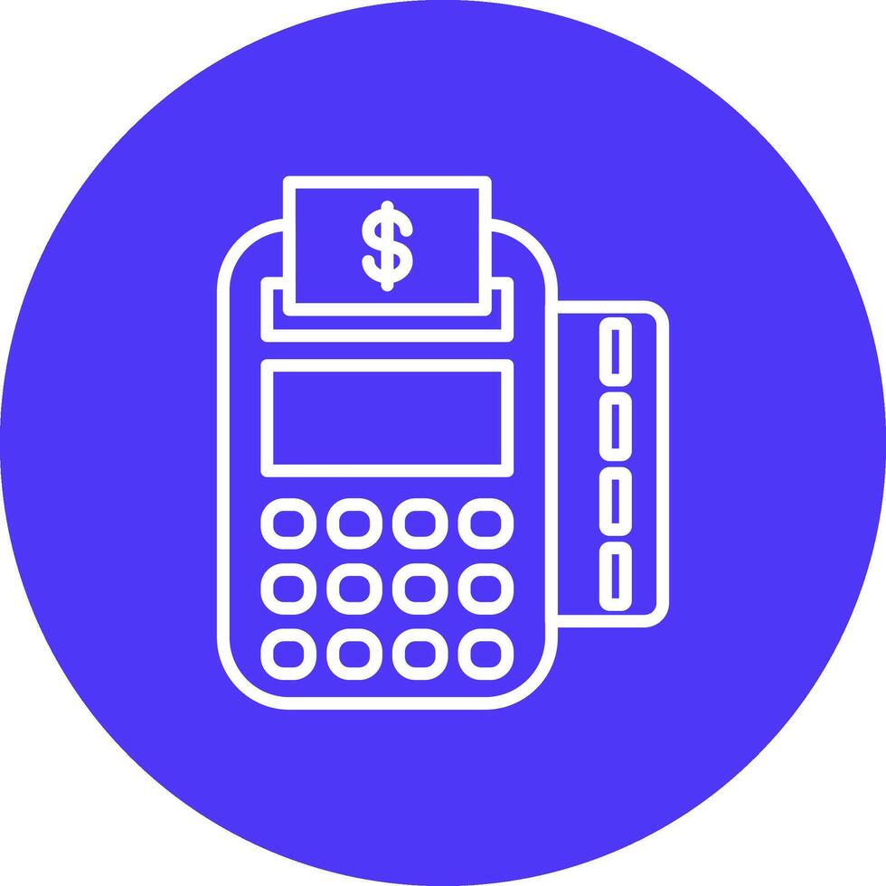 Pos Terminal Elegant Piece vector