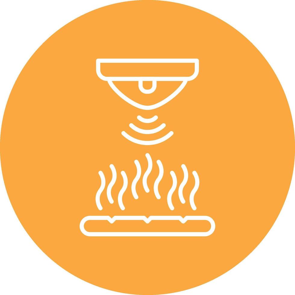 Smoke Detector UI Concept Symbol vector