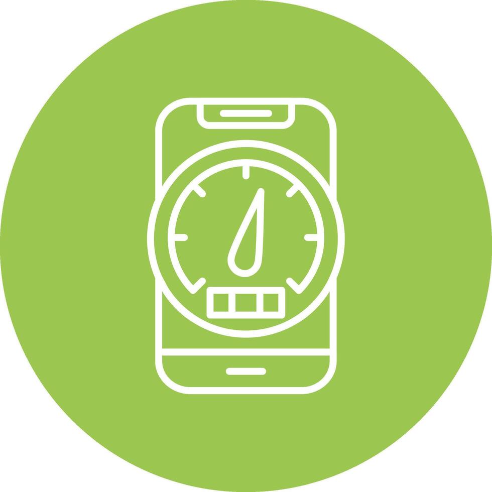 Barometer Shadowed Icon Style vector