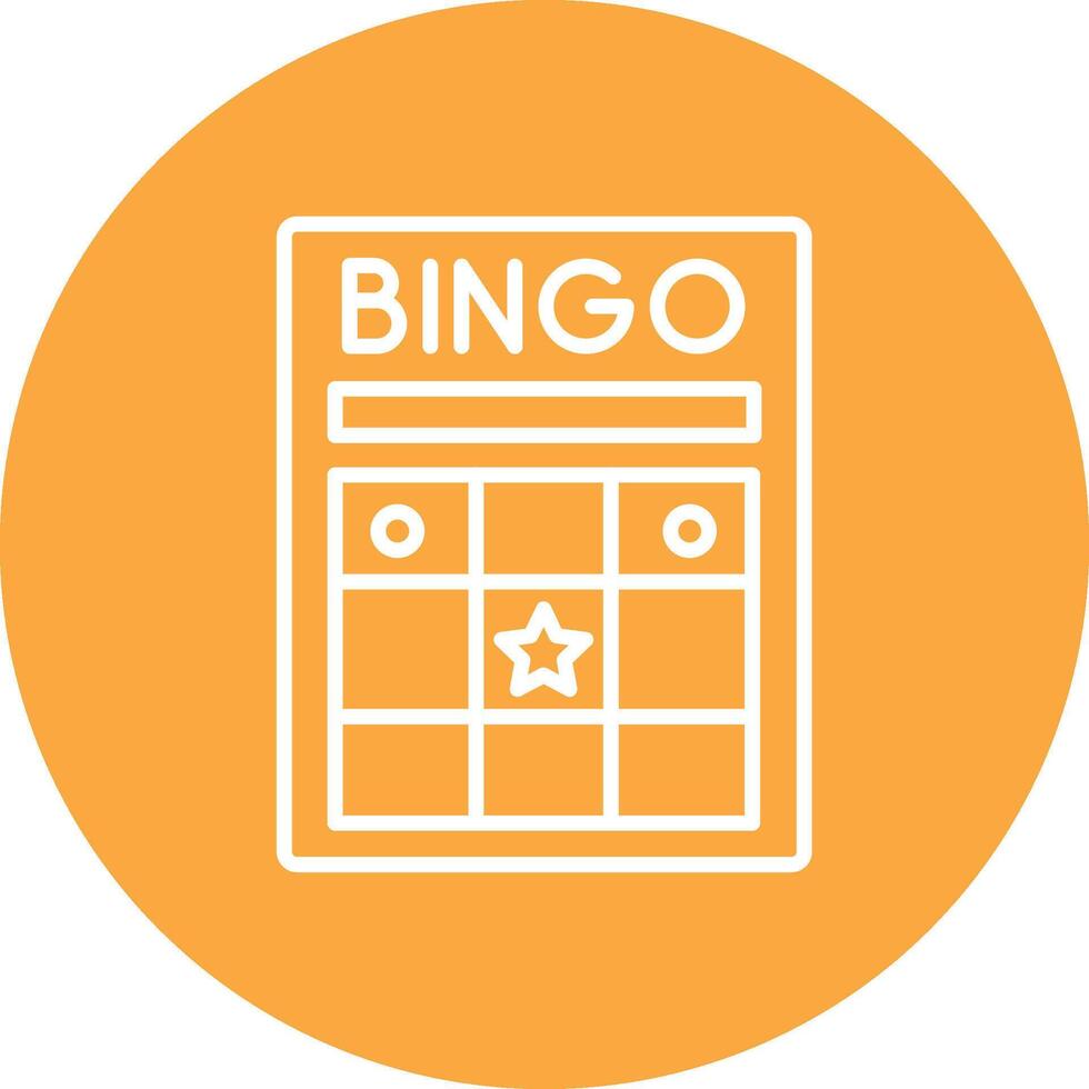 Bingo Smooth Gradient Icon vector