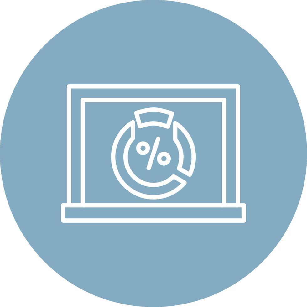 Pie Chart High Detail Symbol vector