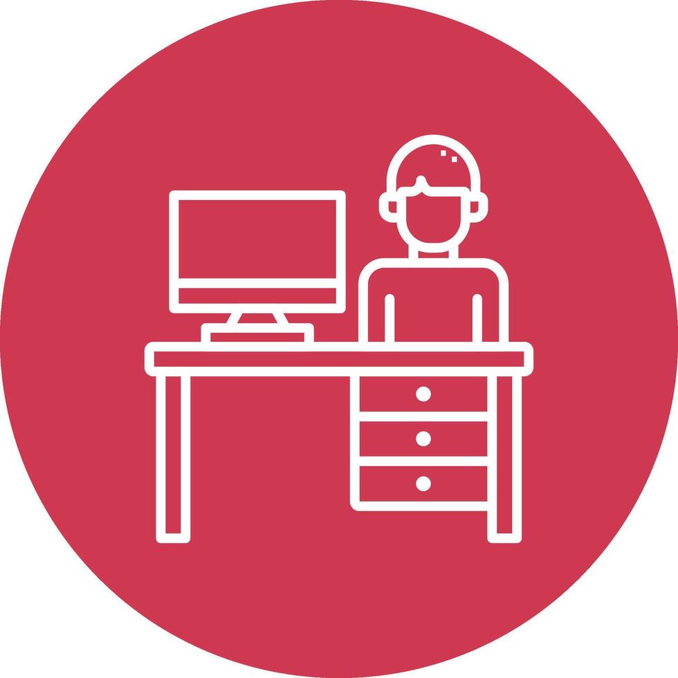 Desk Frame Icon vector