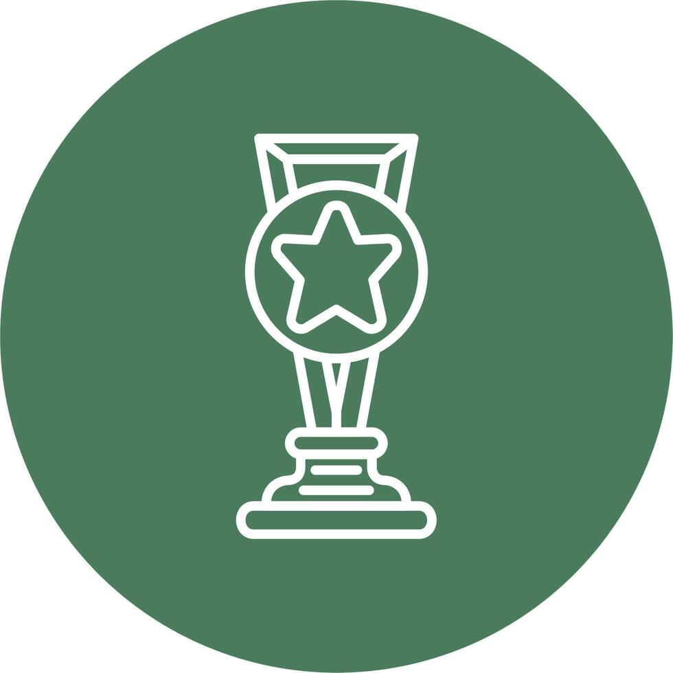 Trophy Star Sharp Edge Symbol vector